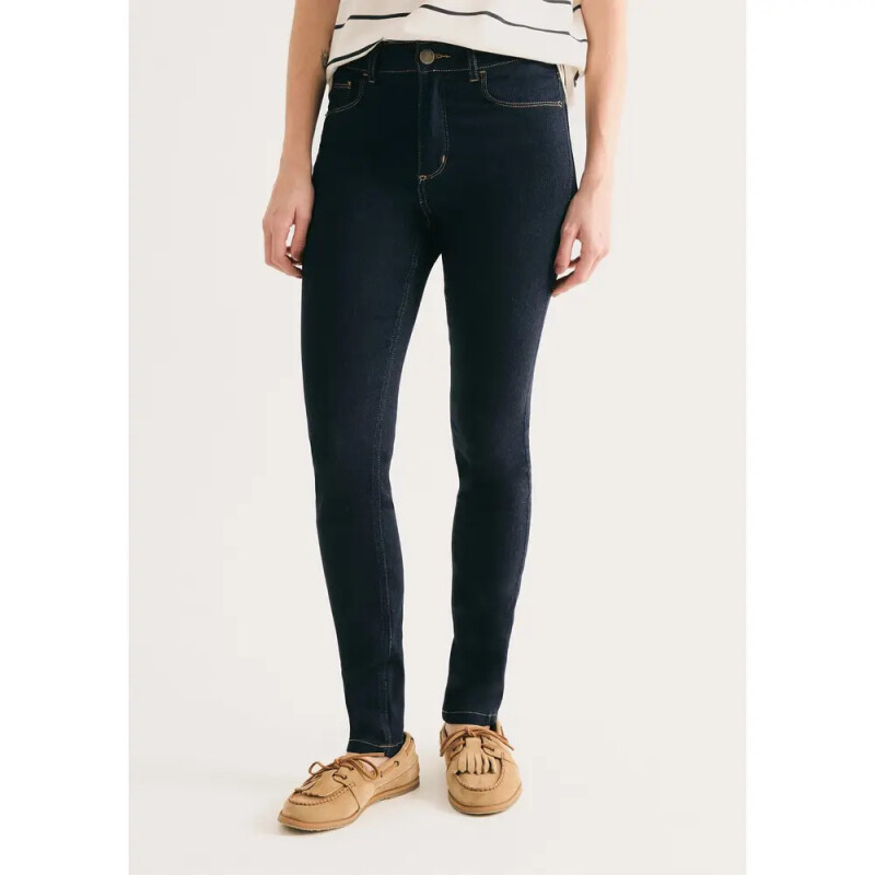 CALCA SUPER SKINNY FEM AZUL ESCURO