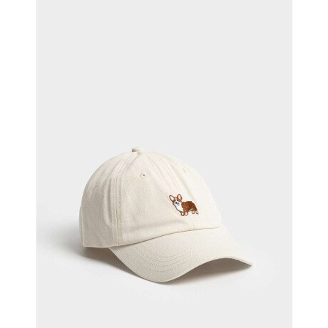 Gorra Caps Blanco Crudo