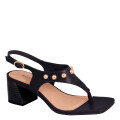 Sandalias de Mujer Bottero Taco Medio Negro