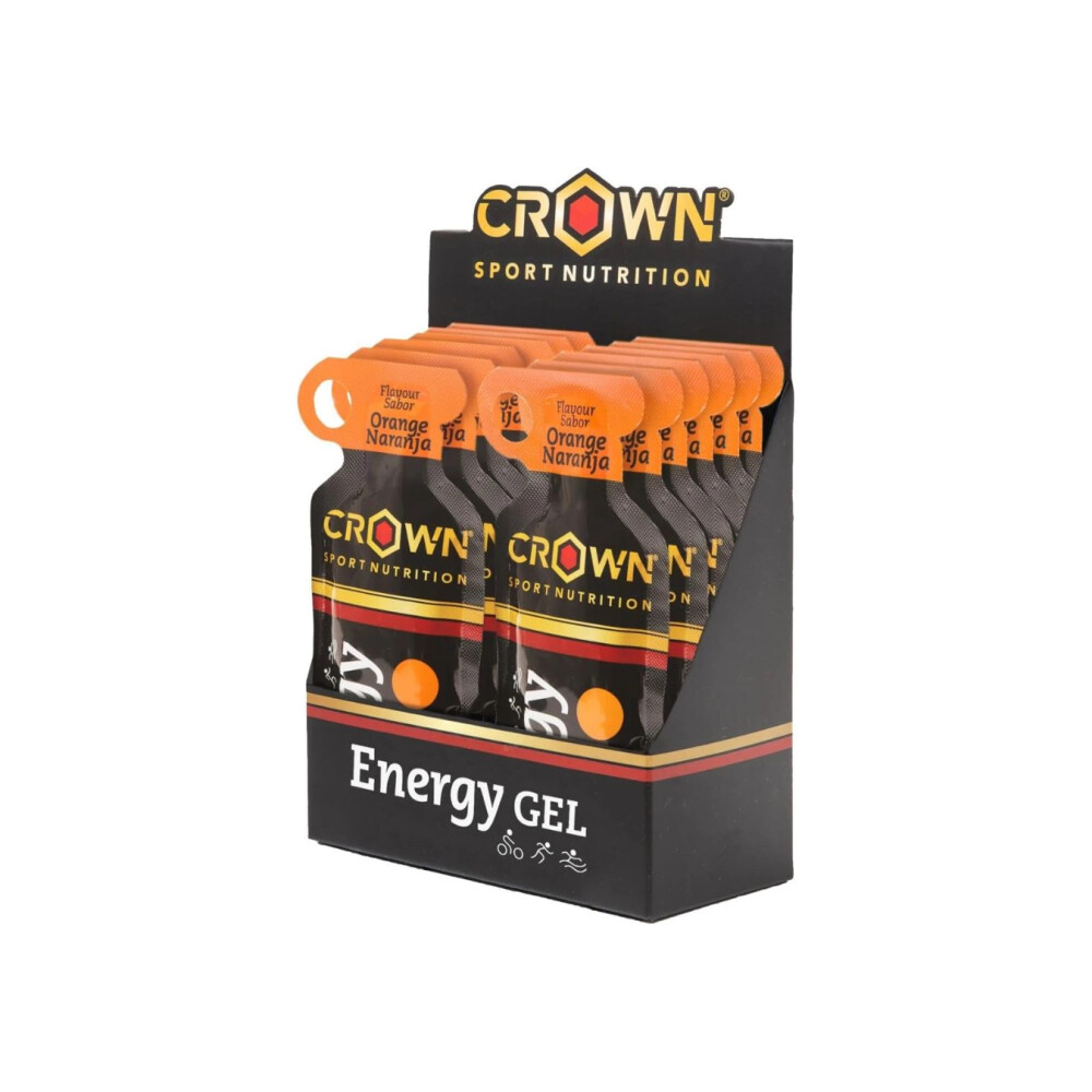 Crown Sport Nutrition Energy Gel Caja 12 Unidades | Gel Energético Naranja Crown Sport Nutrition Energy Gel Caja 12 Unidades | Gel Energético Naranja
