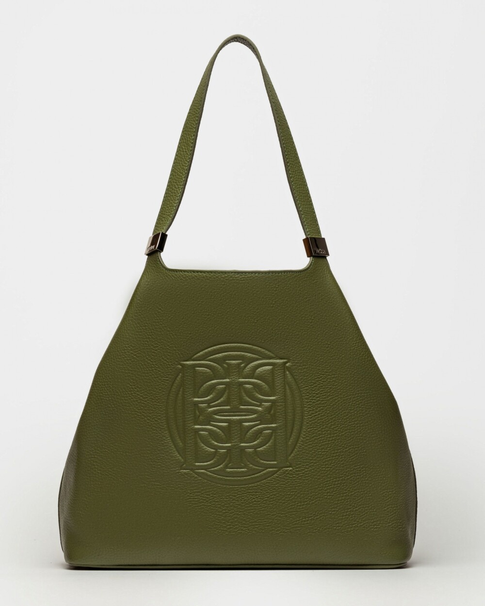 Bolso Eterial en cuero graneado Verde