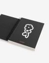 Anotadores Cuadernos y Memos Cuaderno Cuaderno Anillado Estampado 160 Hojas - Combinacion Tricolor