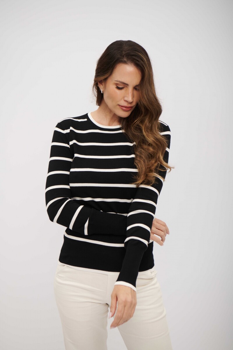 BUZO PRUDENCIA NEGRO Y BLANCO