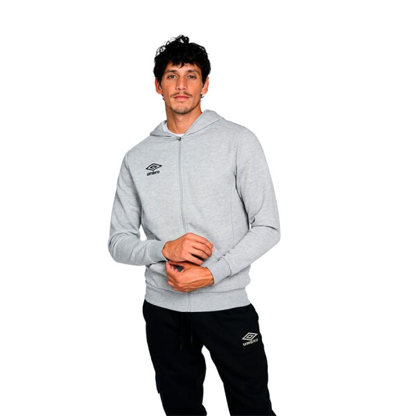 Campera - Umbro - Umbro Campera C/Capucha Adulto Felpa de Hombre - 20101940 Gris