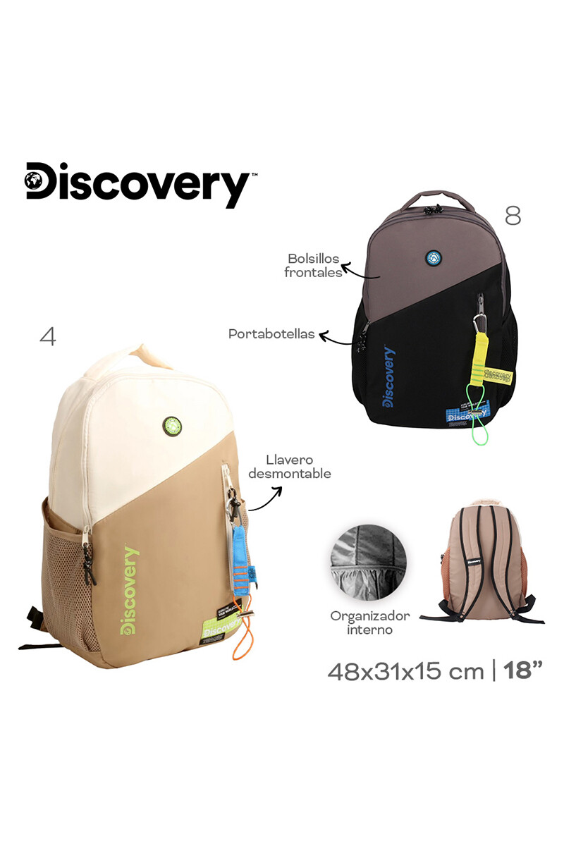 Mochila Discovery Beige