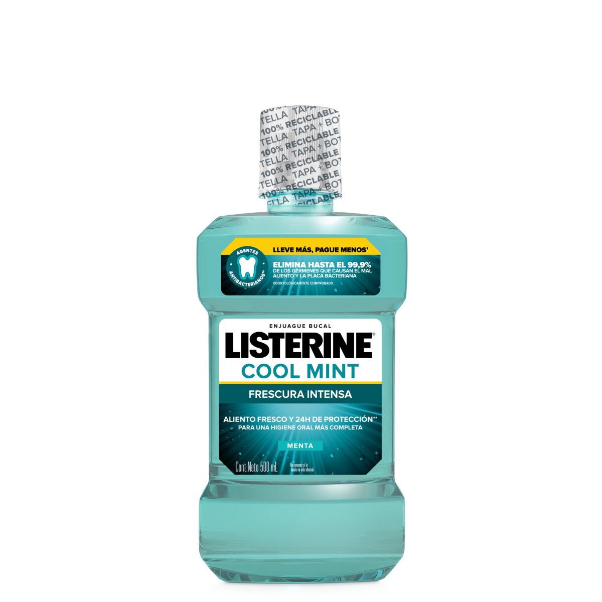 LISTERINE COOL MINT FR. X 500 ML. 