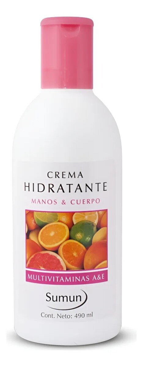 Sumun Crema Hidratante Cuerpo Y Manos Zanahoria 490 ml 