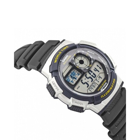 Reloj Digital Multifunción Casio AE-1000W Resistente al Agua 100mts Azul,Gris,Negro