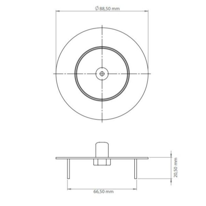 ACCESORIO BASE EMPOTRAR PARA SPOT VIKER ACCESORIO BASE EMPOTRAR PARA SPOT VIKER