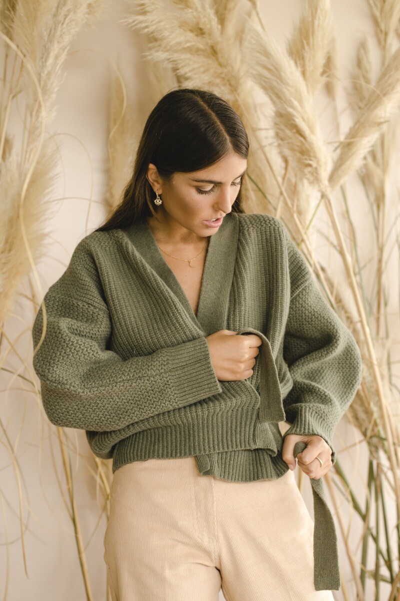 Cardigan Consti - Verde 