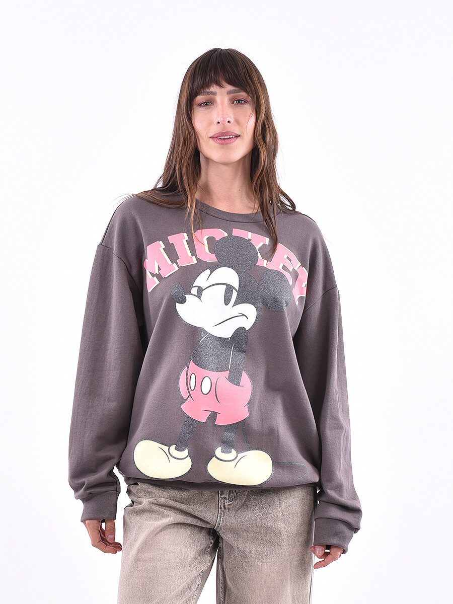 Buzos Disney Lider Buzo Niño Mickey Parts Gris Disney