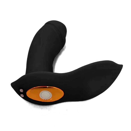 Vibrador Silicona Doble Estimulador Invisible Vibrator Negro