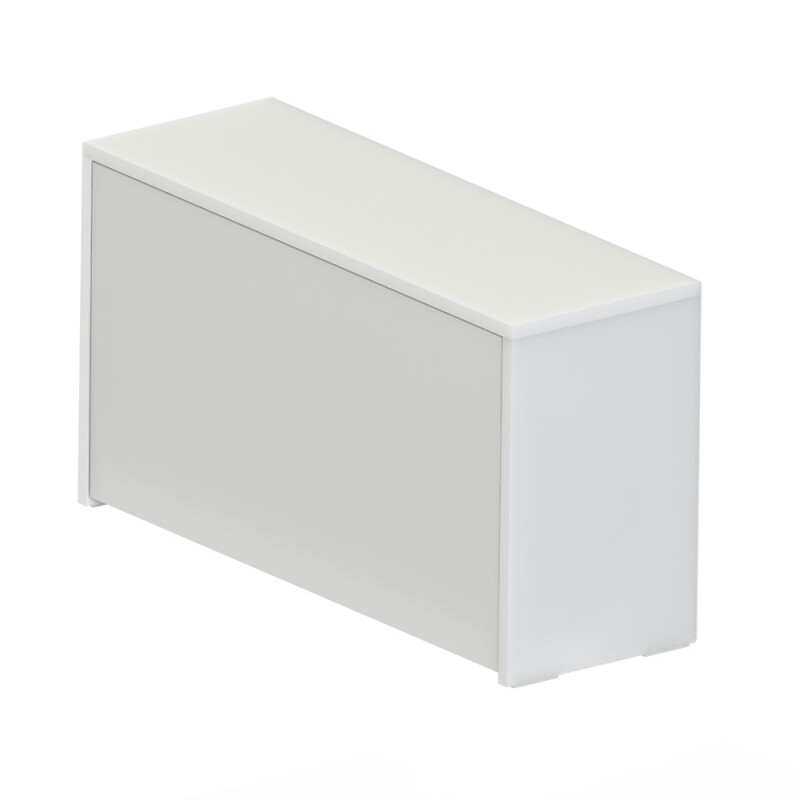 Zapatera apilable con puerta Blanca