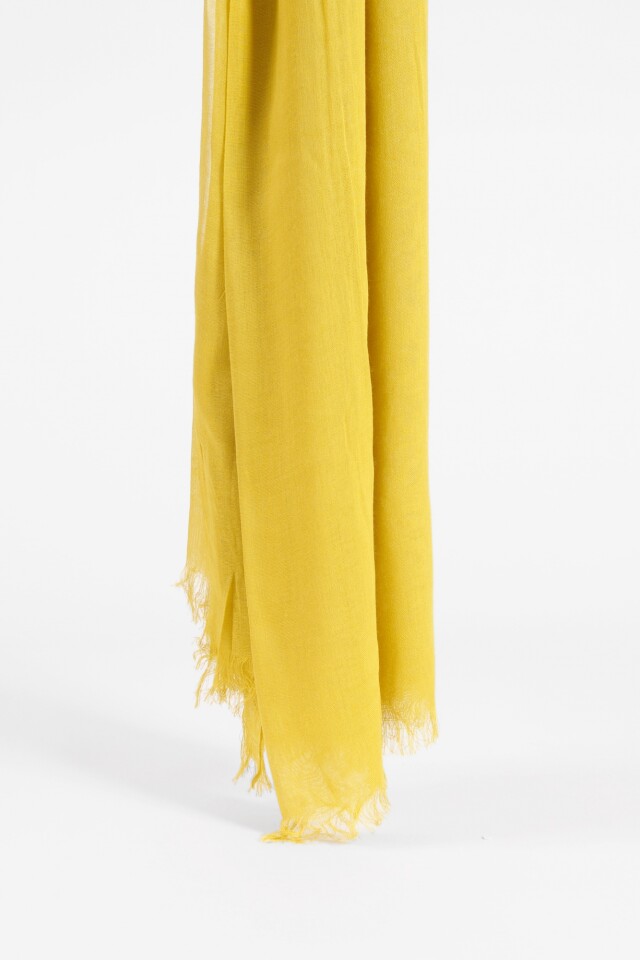 Pashmina clásica con flecos pistacho