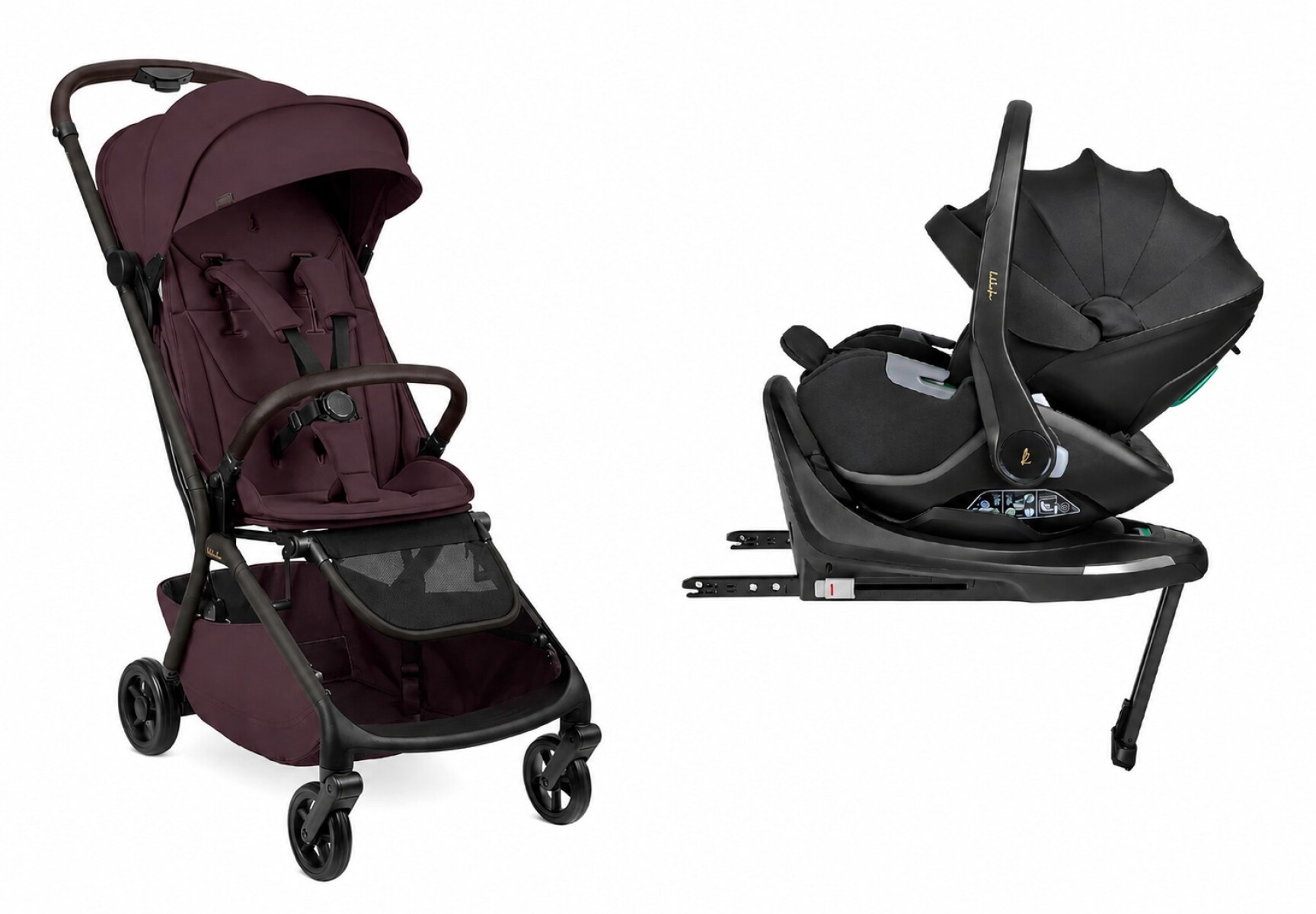 Travel system GOYA Platinum KIKKABOO 360 isofix - merlot 