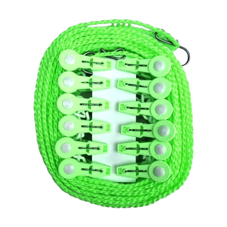 Cuerda para ropa 5m + 12 palillos de plastico Cuerda para ropa 5m + 12 palillos de plastico