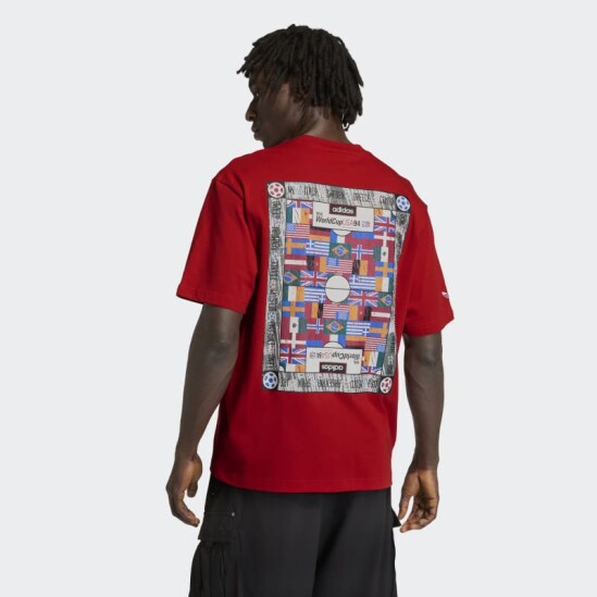 Remera Adidas Archive Country Flag Rojo