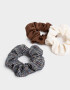 Skunzies Set por 3 Scrunchie - Combinacion Multicolor