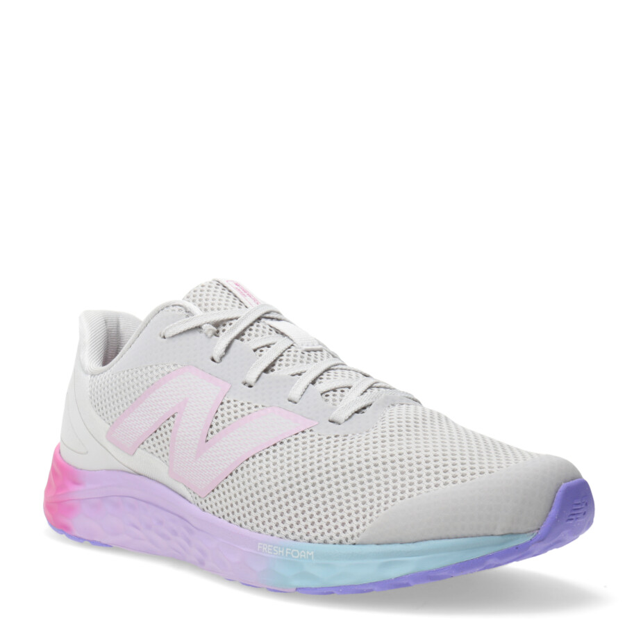 Championes de Niños New Balance Fresh Foam Arishi V4 Gris - Lila