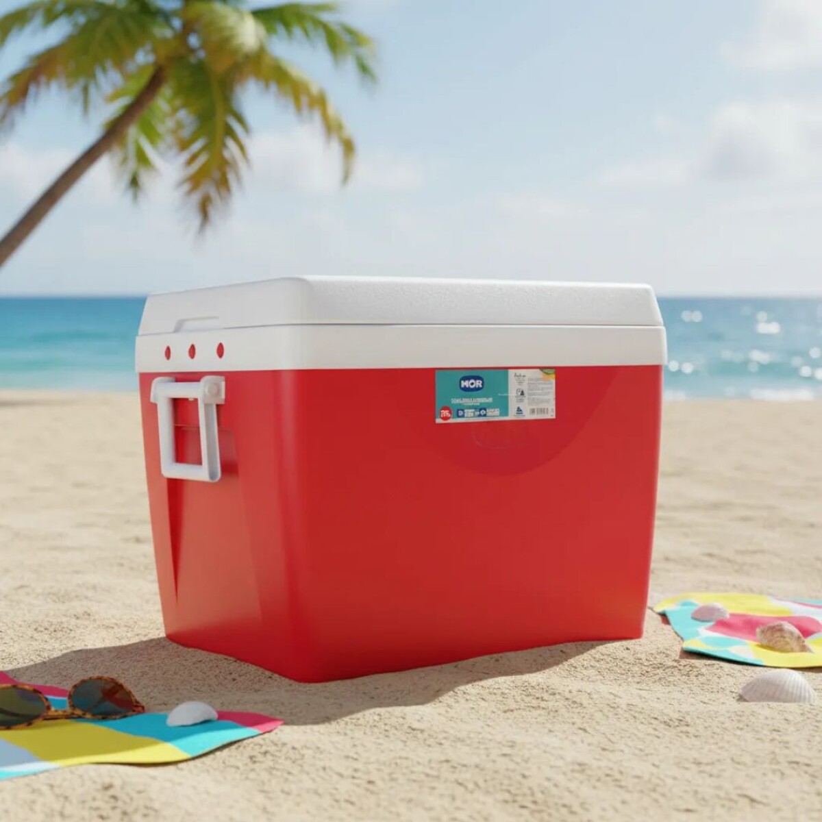 Conservadora Mor 75 Litros Roja 