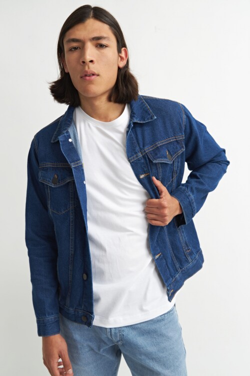 Campera de jean - UNISEX JEAN MEDIO