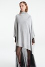 PONCHO TEJIDO Gris