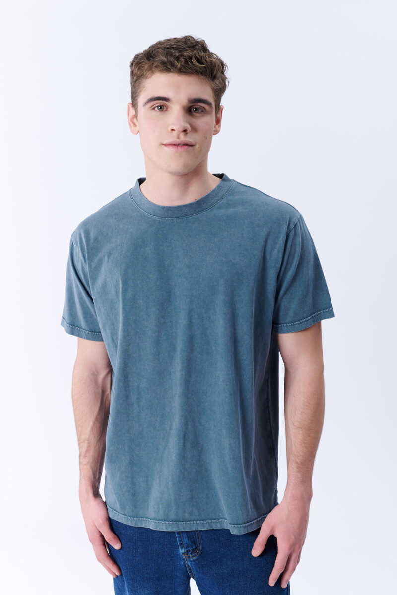 Remera Lavada Verde