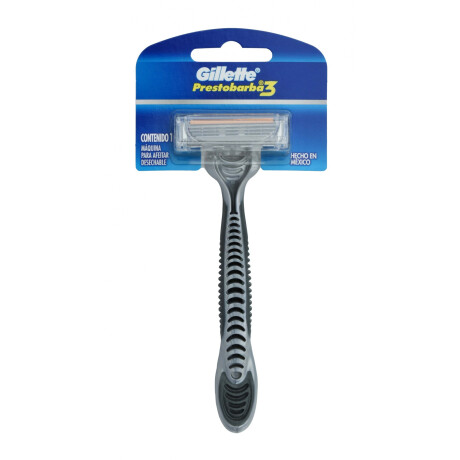 AFEITADORA GILLETTE PRESTOBARBA 3 HOJAS 1 UN AFEITADORA GILLETTE PRESTOBARBA 3 HOJAS 1 UN