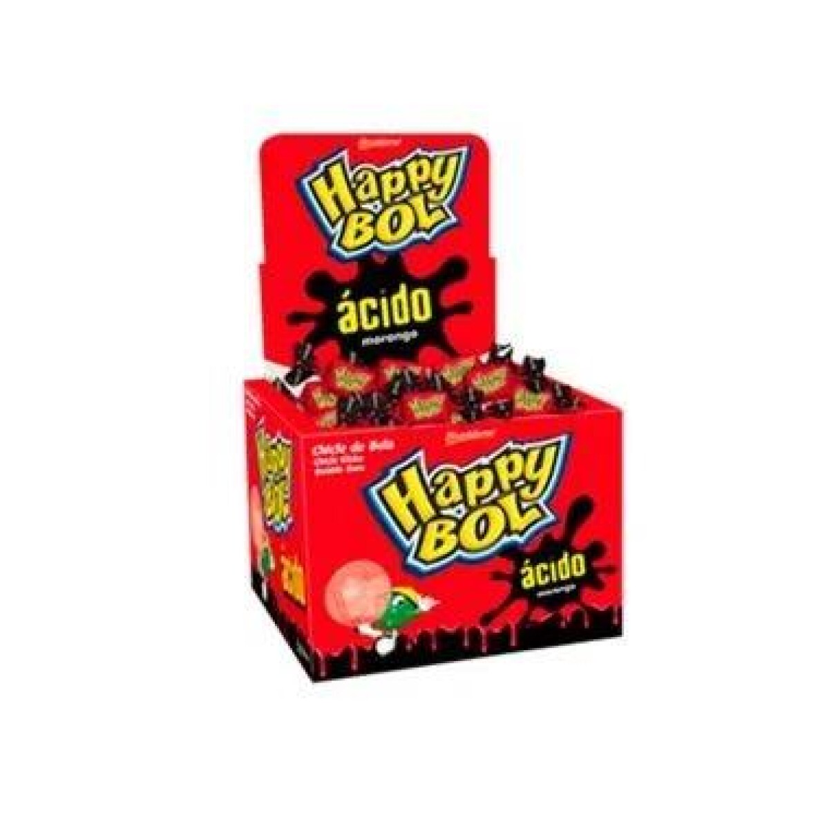 Chicle HAPPY BOL 46 unidades 140grs - Frutilla ácida 