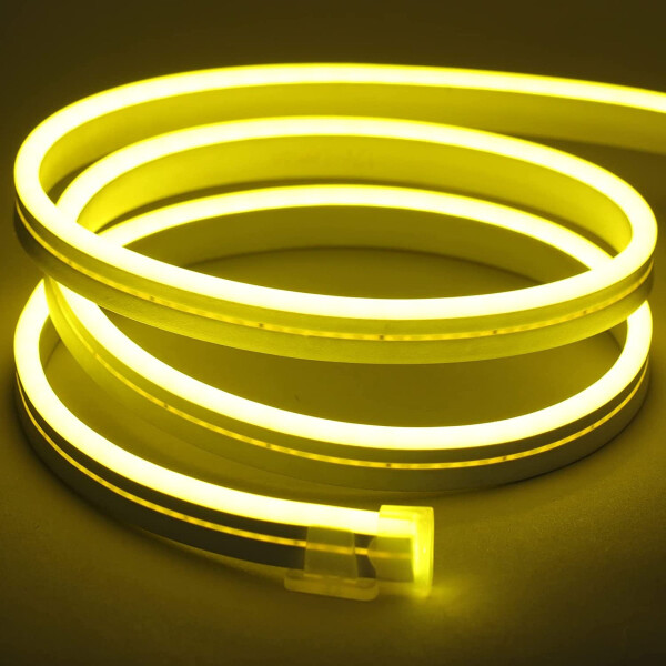 Cinta Neón Led Luces Manguera Tira Flexible 5m Decoración Variante Color Amarillo
