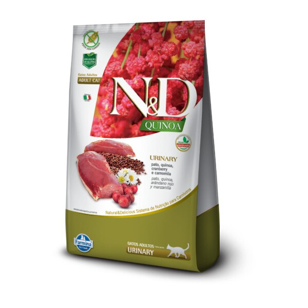 ND QUINOA FELINE URINARY PATO 7,5KG ND QUINOA FELINE URINARY PATO 7,5KG
