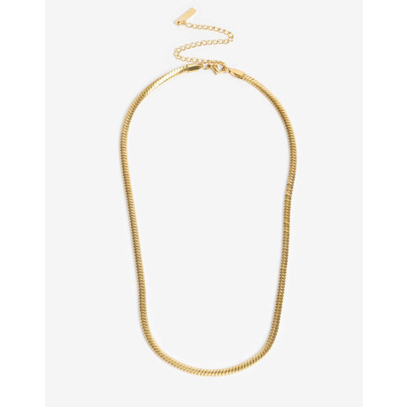 Collares Cortos Metal Dorado