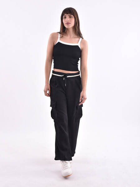 PANTALON LOOSEP NEGRO