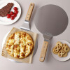Pala para Pizza Acero Inoxidable con Mango Madera Pala para Pizza Acero Inoxidable con Mango Madera