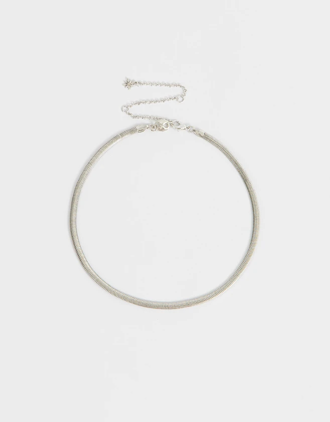 Chokers Bañada en Plata Choker Bañado En Plata - Plateado