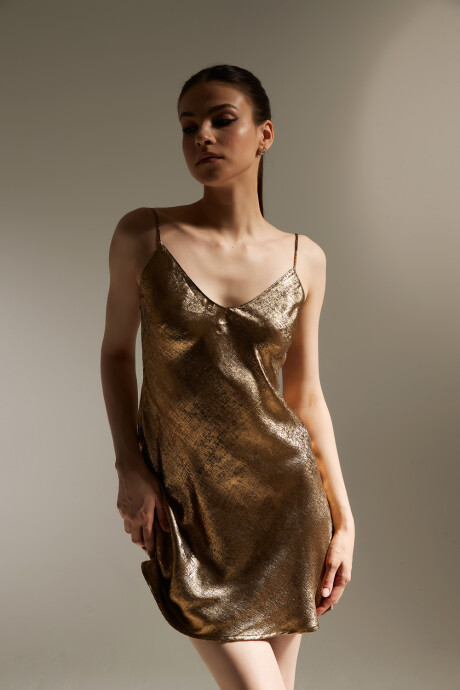 Vestido Elito Dorado