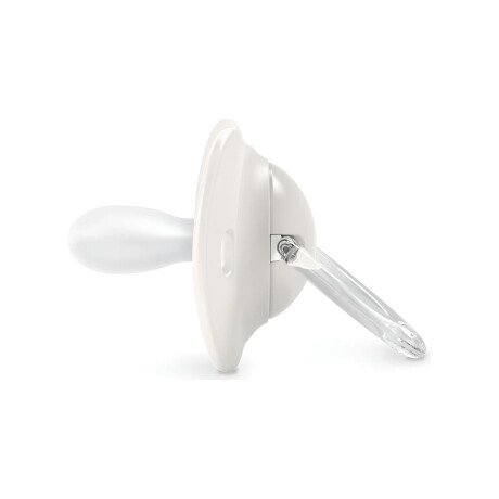 Chupete X2 Fisiológico SX Pro 0-6m Silicona Ultra Soft Blanco