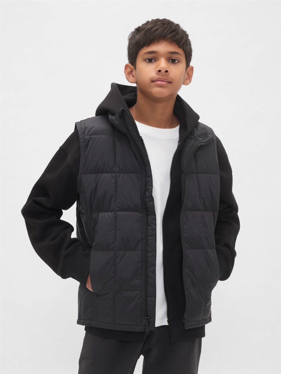 Chaleco Lightweight Puffer Niño - Black 