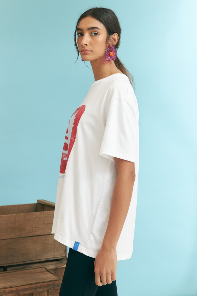 PREVENTA Remera sol blanco