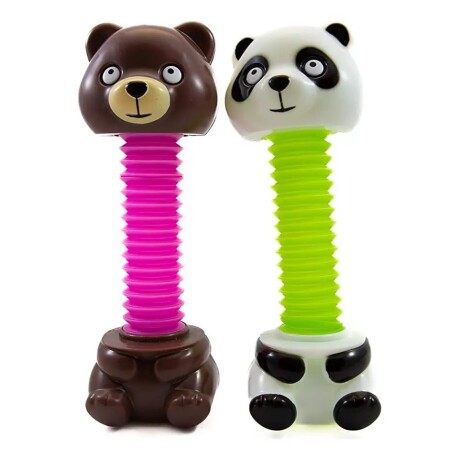 Juguete Pop Tube Fidget Toy Grande Animales Anti Stress 001