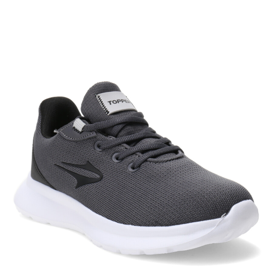 Championes de Niños Topper Llambi II Gris - Negro