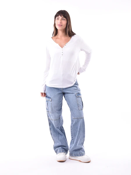 REMERA LORA BLANCO