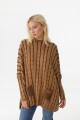 Sweater Oceano Camel/Negro
