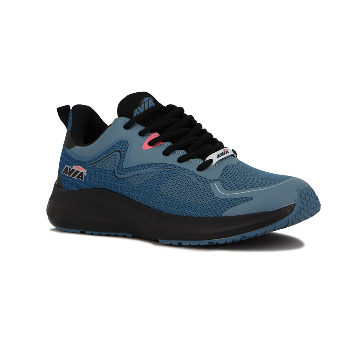 Avia Zapatillas Acordonadas Para Hombre Rio- Steel Blue/Black - Azul-Negro 