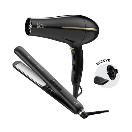 COMBO GA.MA PLANCHITA CP14 LED + SECADOR BORA GOLD COMBO GA.MA PLANCHITA CP14 LED + SECADOR BORA GOLD