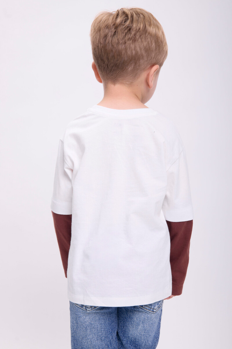 Remera manga larga Gris Claro