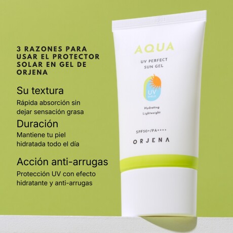 Protector Solar Orjena Aqua Uv Perfect Sun en Gel FPS50+ 50ml Protector Solar Orjena Aqua Uv Perfect Sun en Gel FPS50+ 50ml