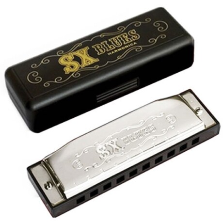 ARMÓNICA SX HM1020C BLUES EN C 20 VOCES CON ESTUCHE ARMÓNICA SX HM1020C BLUES EN C 20 VOCES CON ESTUCHE