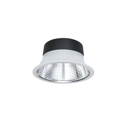 Downlight redondo LED 19,2W Alum Ø216mm cálida PH8206A