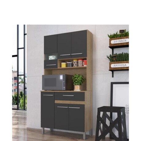 Kit De Cocina 6 Puertas 1 Cajón Grafito 609 Kit De Cocina 6 Puertas 1 Cajón Grafito 609
